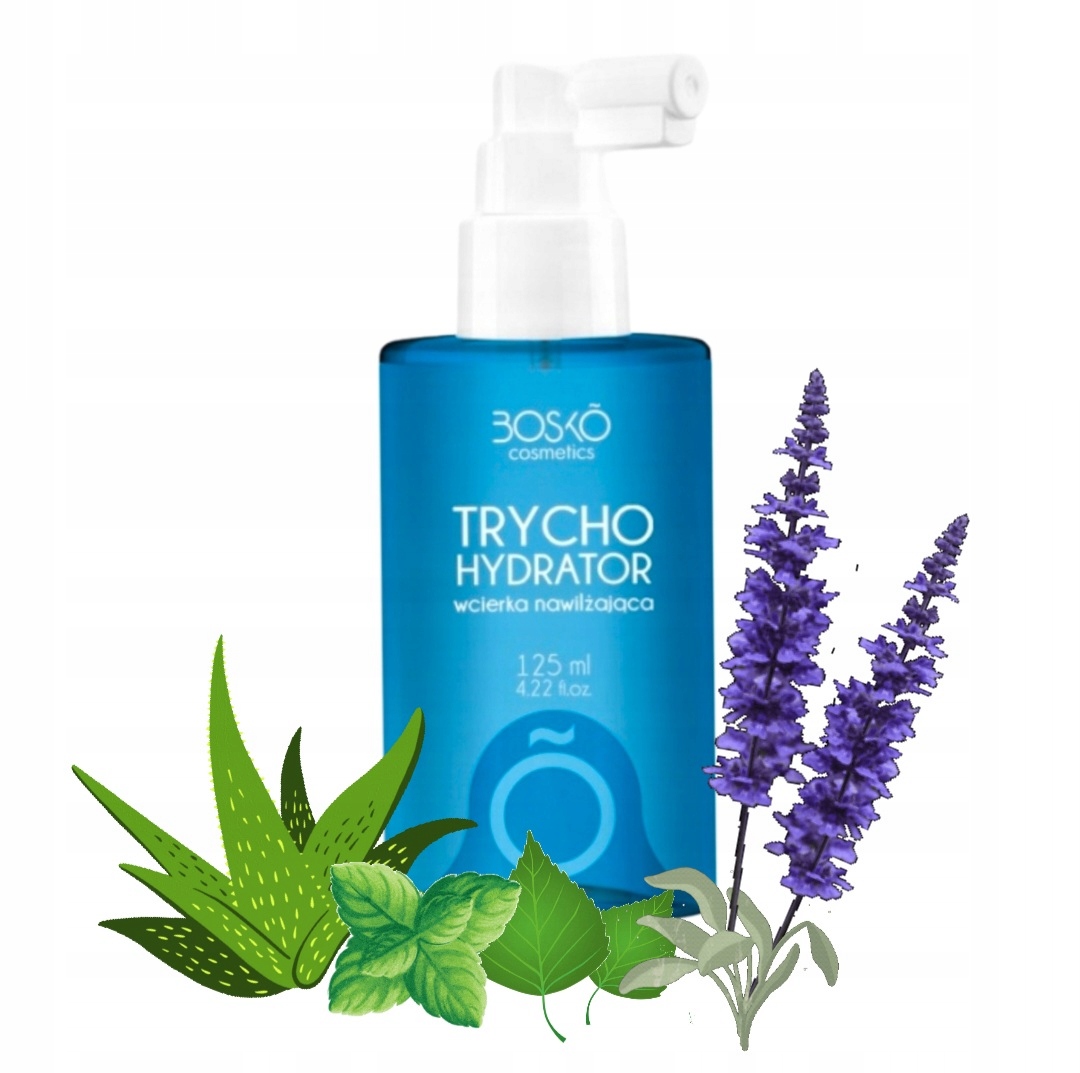 Bosko Cosmetics Trychohydrator Wcierka nawilżająca skórę głowy 125 ml