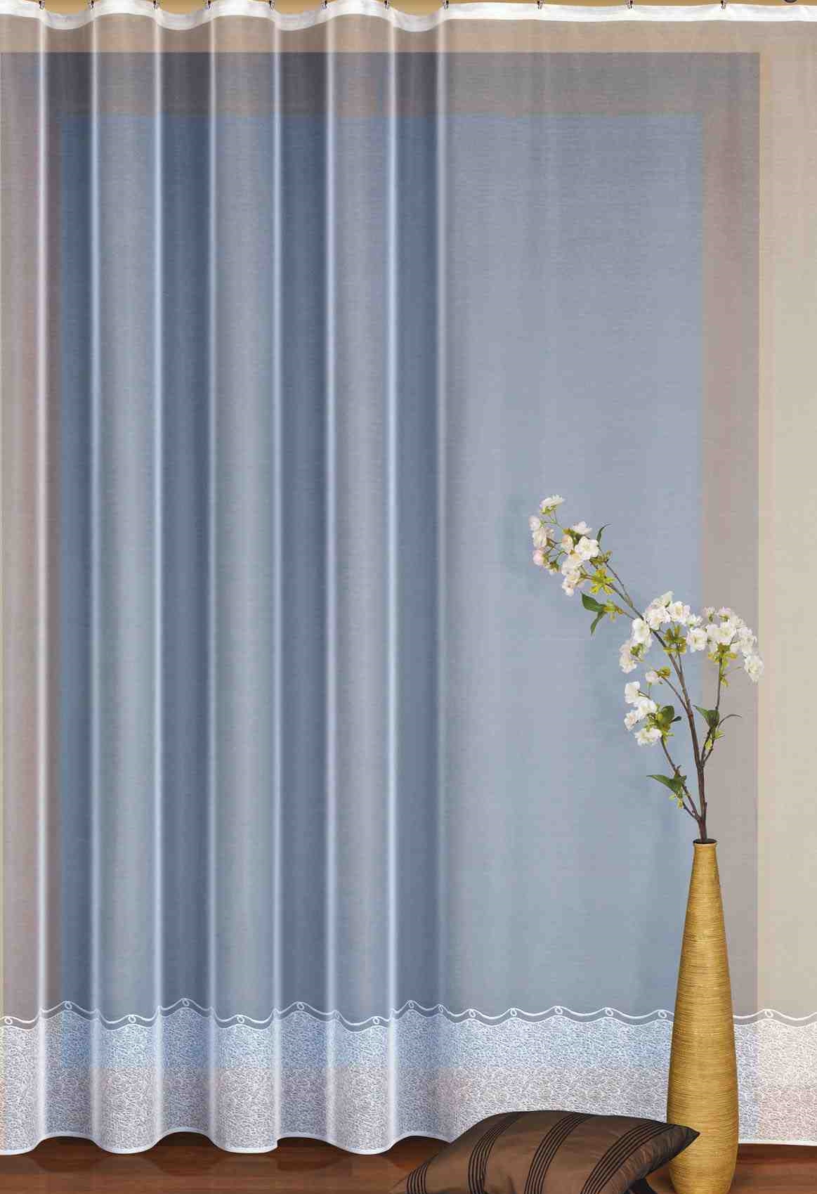 záclona do obývačky žakár pripravená páskou na mieru 500x250 500x245 klasická