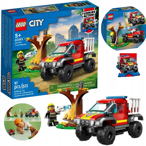

Lego City 60393 Samochód Strażacki Straż Pożarna