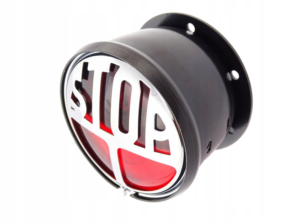 LA-344 - ЗАДНІЙ ЛІХТАР ЗАДНІЙ МЕТАЛЕВИЙ ЧОРНИЙ ЧОППЕР ВЕТЕРАН