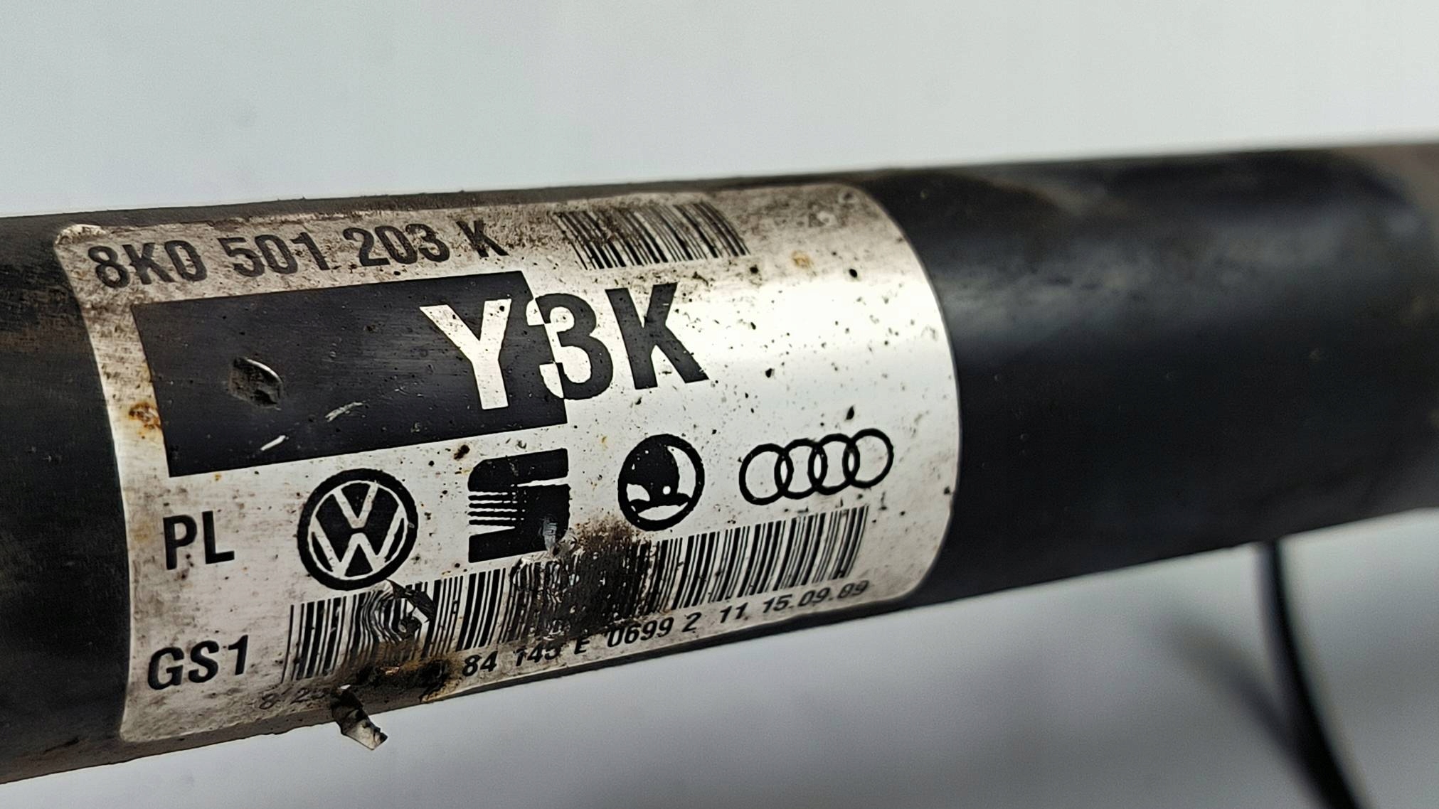 semi-axis left rear part 8K0501203K AUDI A5 and 8T