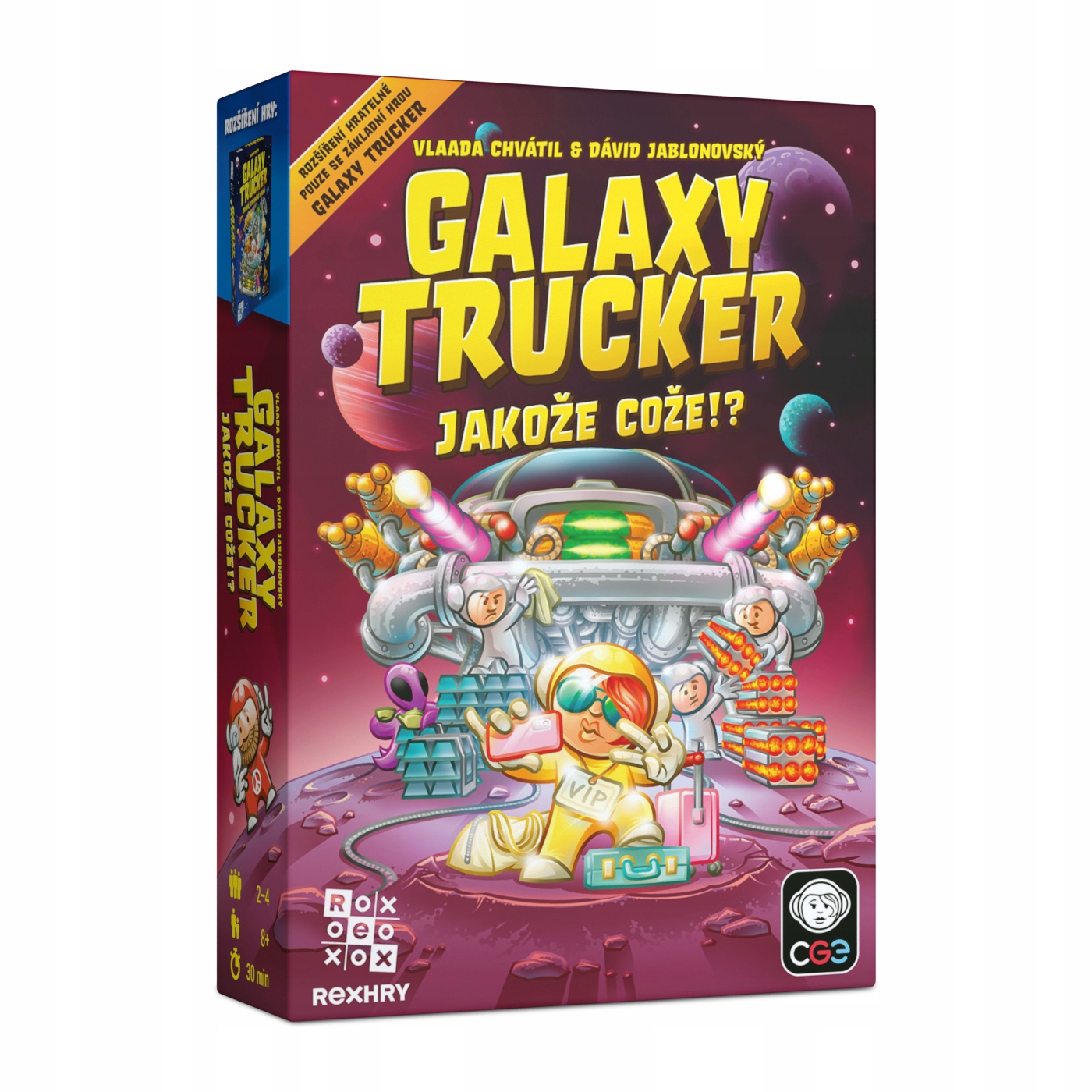 REXhry Galaxy Trucker: Druhé, vytuněné vydání Jakože cože!?