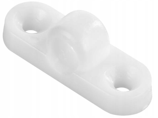 Uchwyt plastikowy stelaża przedsionka poziomy 1 sztuka biały Turismus PL