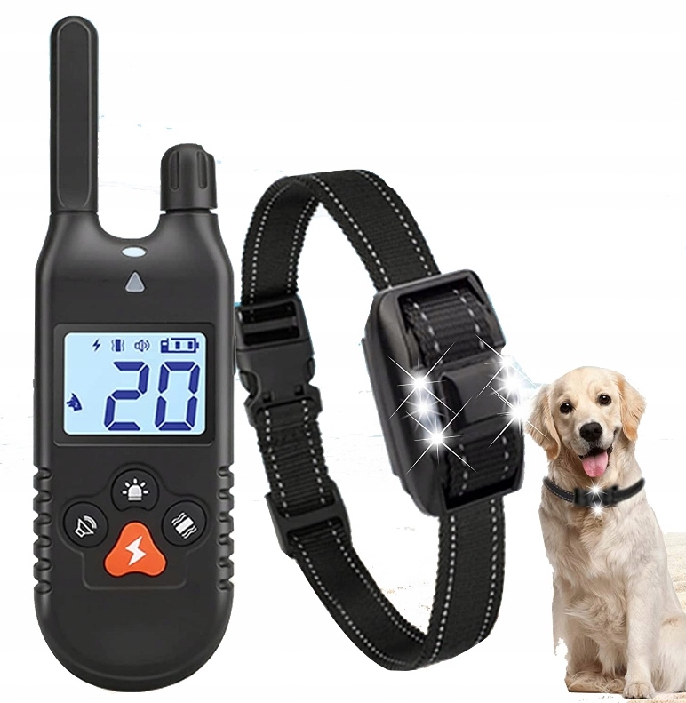 Levně Elektrický Výcvikový Obojek Pro Psa 900 M Dálkové Ovládání