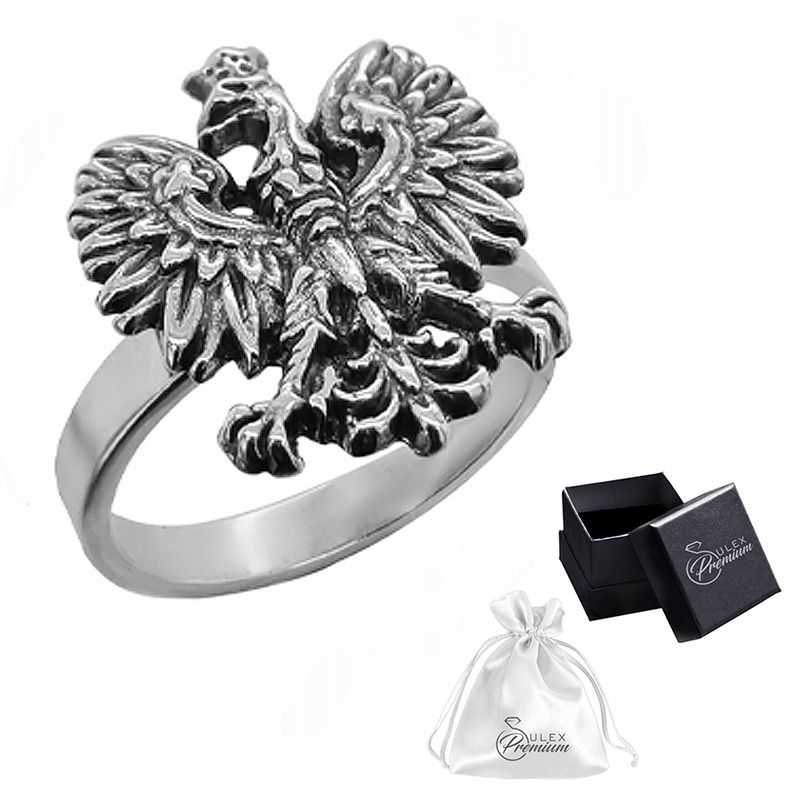 Vlastenecký signet stříbro 925 Orel Godło vel. 24