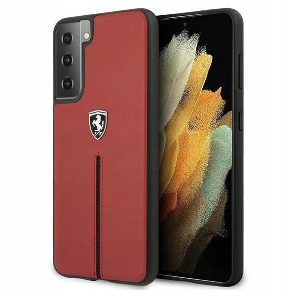 

Etui Ferrari Samsung Galaxy S21+ czerwony/red
