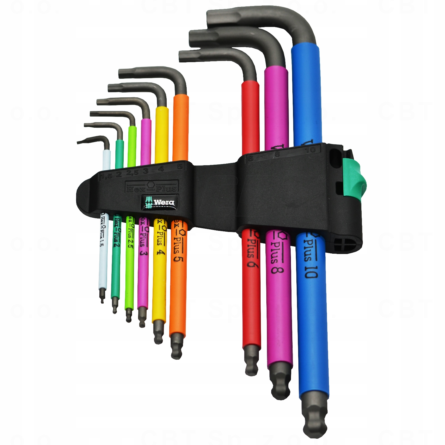 ZESTAW KLUCZE IMBUSOWE IMBUSY Z KULKĄ 1,5-10MM HEX-PLUS WERA MULTICOLOUR Marka Wera