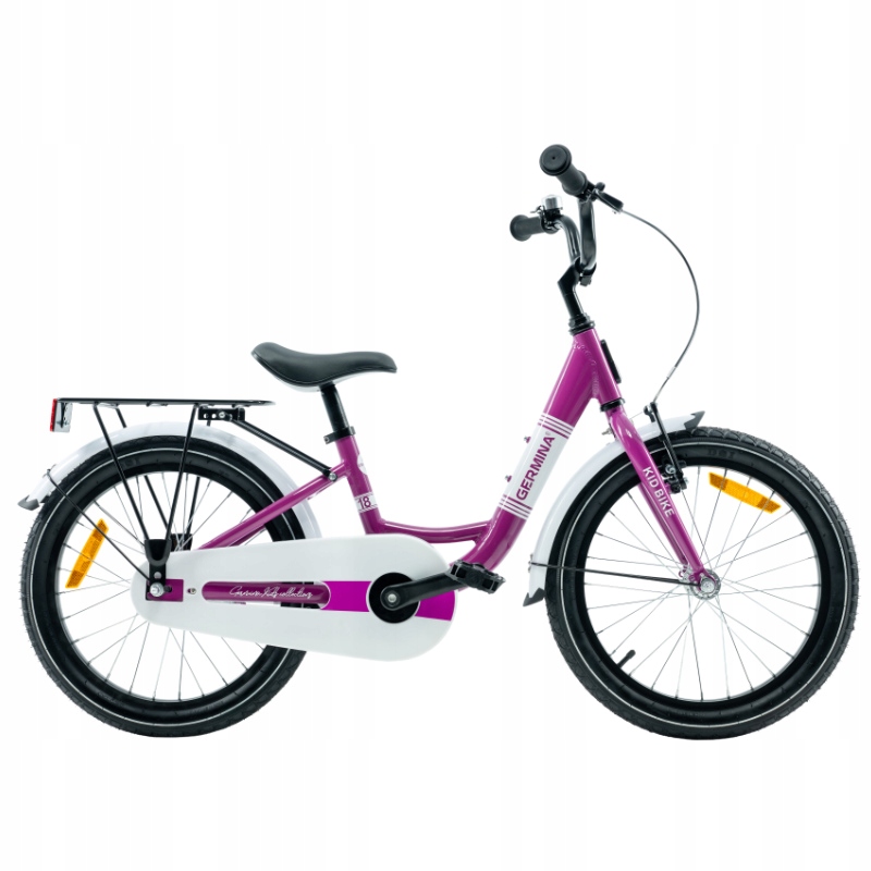 Lekki Rowerek dziecięcy 18 aluminiowy Germina dziewczęcy damka niska rama