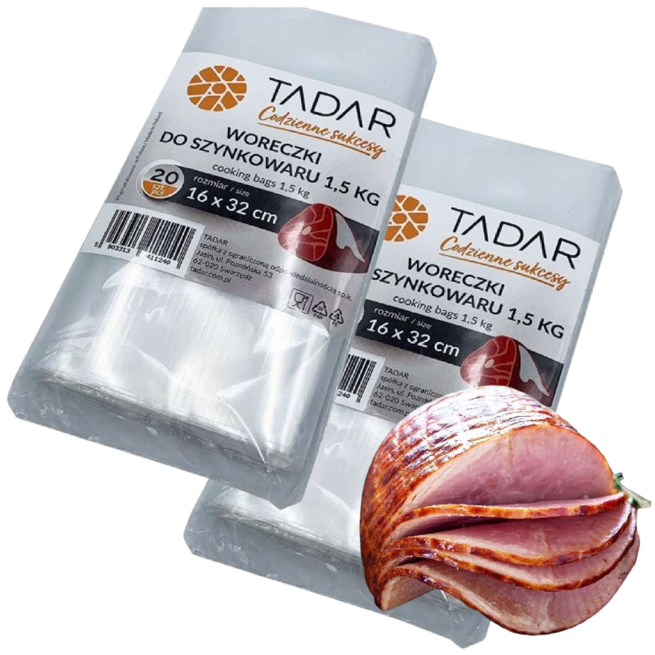 WORECZKI WORKI DO SZYNKOWARA ROBIENIA SZYNEK 1,5KG 40 SZT. MOCNE PREMIUM