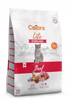 Levně Calibra Cat Life Sterilised Beef 6kg