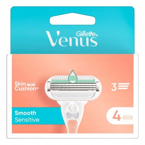 Gillette Venus Smooth Sensitive Ostrza wymienne do maszynki do golenia 4szt