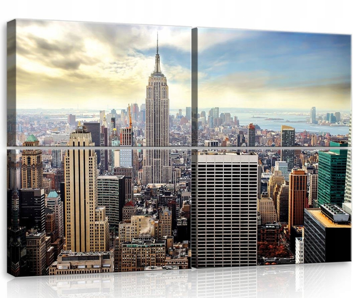 Obraz Na Plátne Canvas 120x80 Panoráma New York Mesto Metropola Pohľad