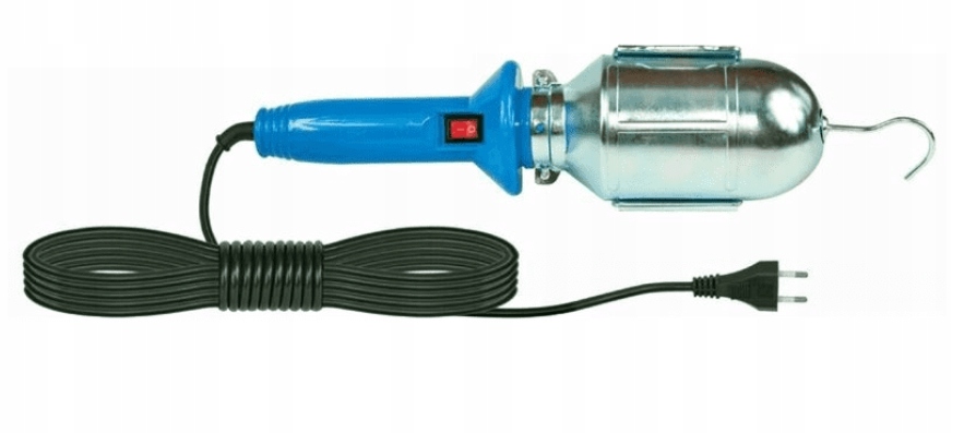 

Oprawa warsztatowa przenośna 60W E27 230V kabel 5m