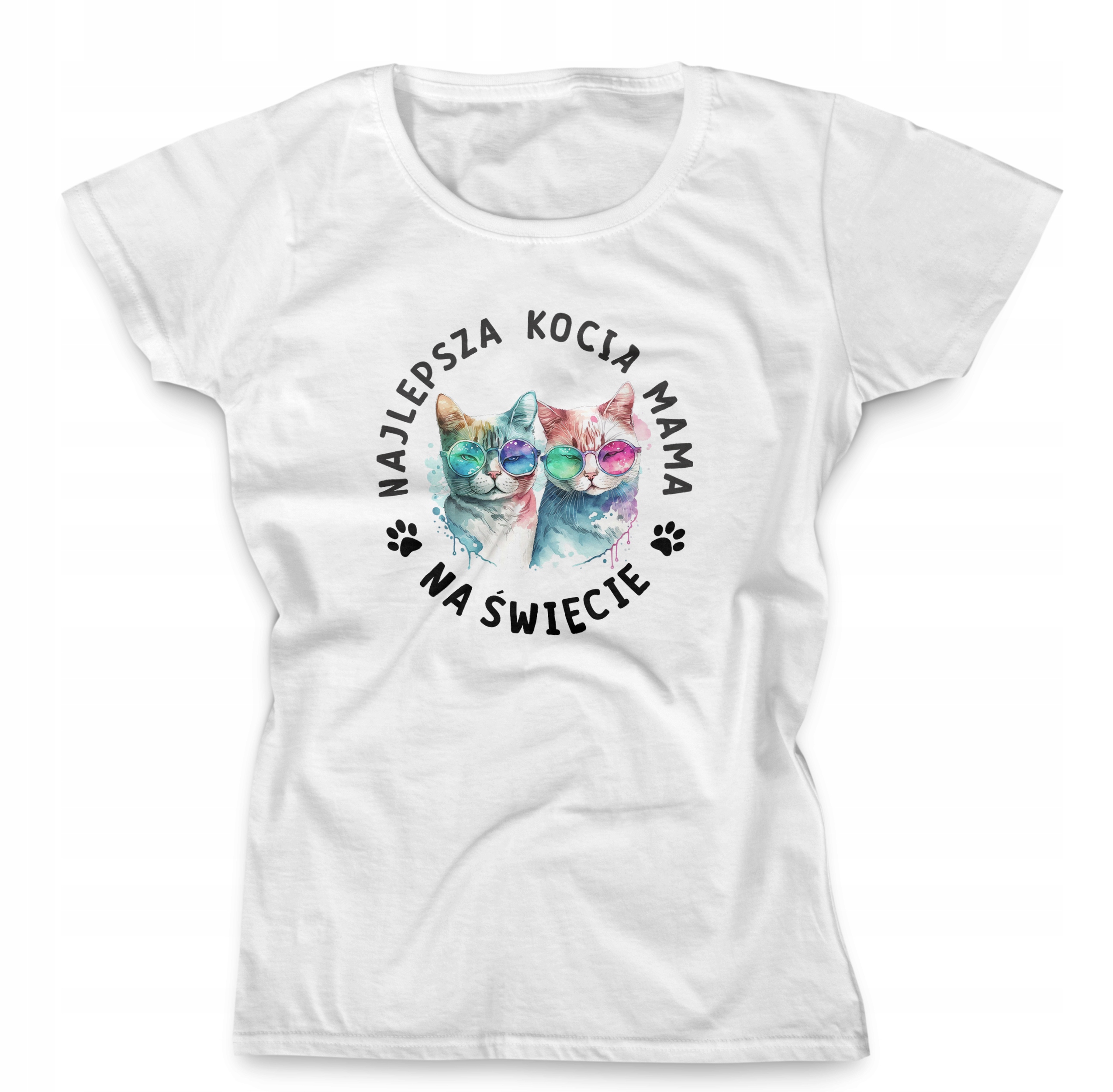 

Koszulka Kot Z Kotem Najlepsza Kocia Mama