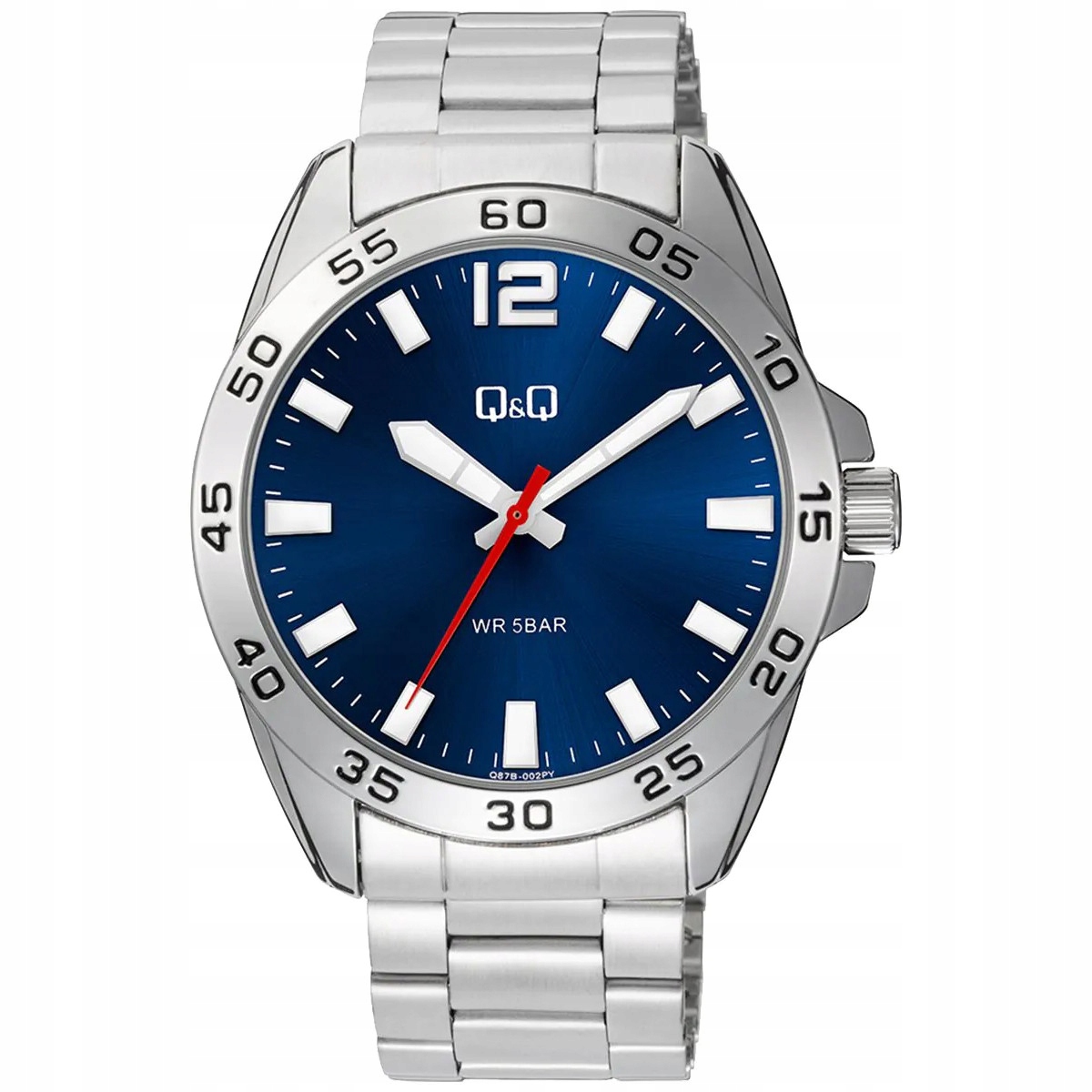 Pánské Hodinky Qq Q87B-002P stříbrné