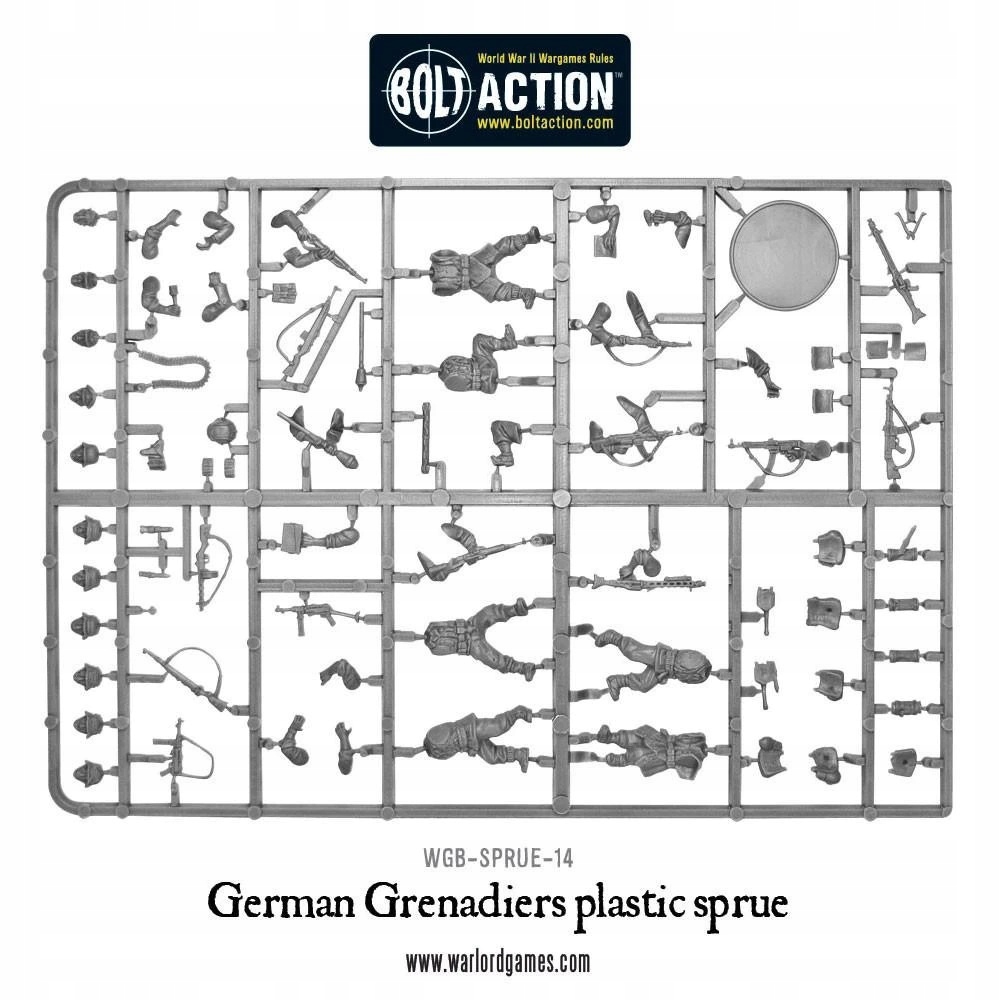 German Grenadiers 6 szt. niemieccy żołnierze
