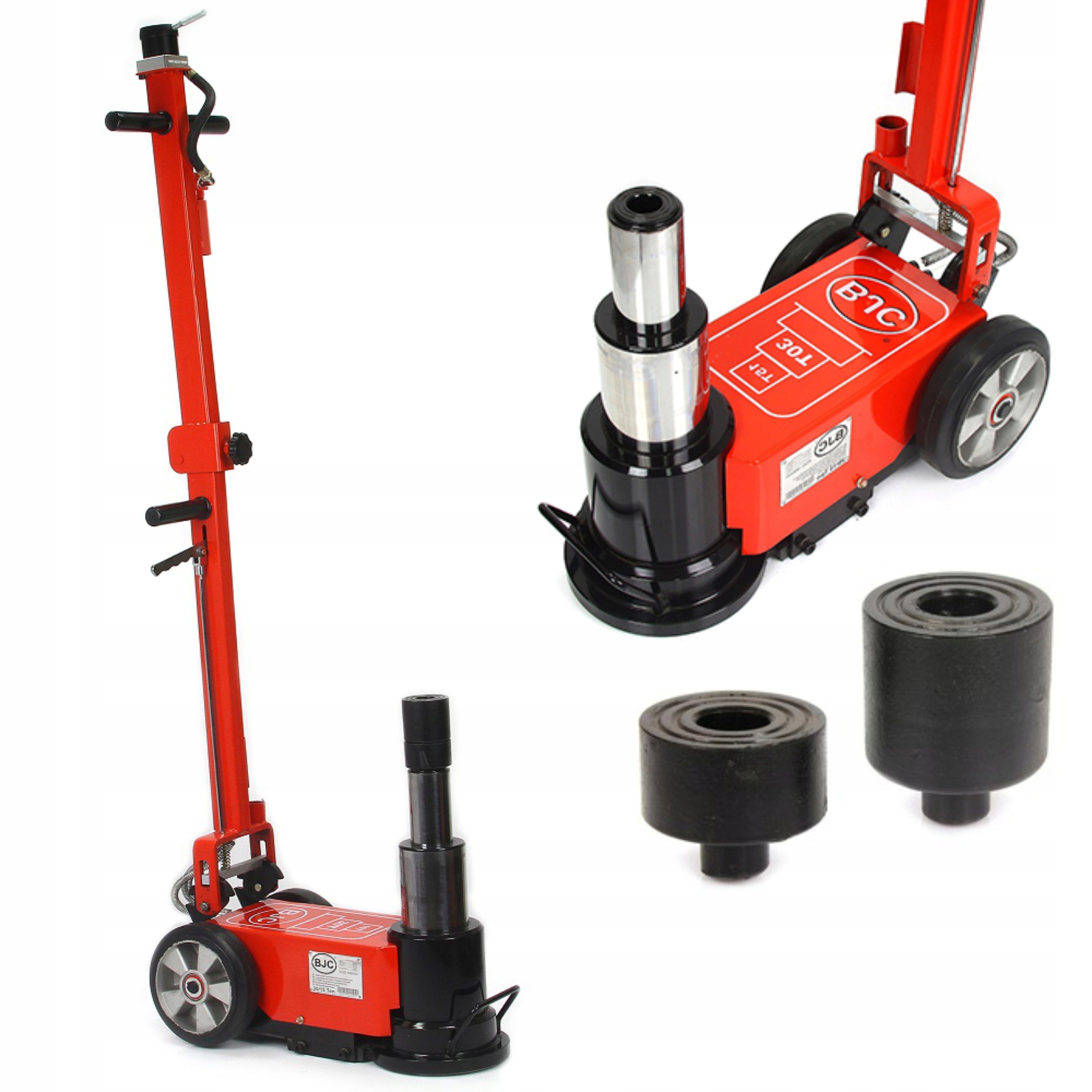 Bjc Hydraulicko-pneumatický Zvedák 30/15T 195-420 mm Sněhulák M80391