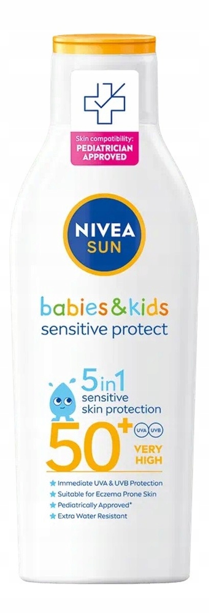 Nivea Baby & Kids Sensitive Protect balzám na opalování SPF50+ 200 Ml