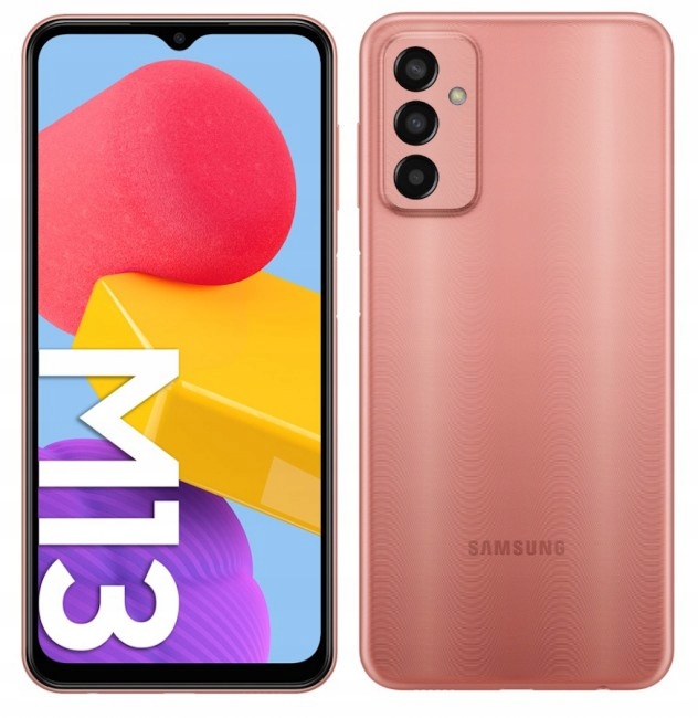 Smartfón Samsung Galaxy M13 4/64 GB oranžový