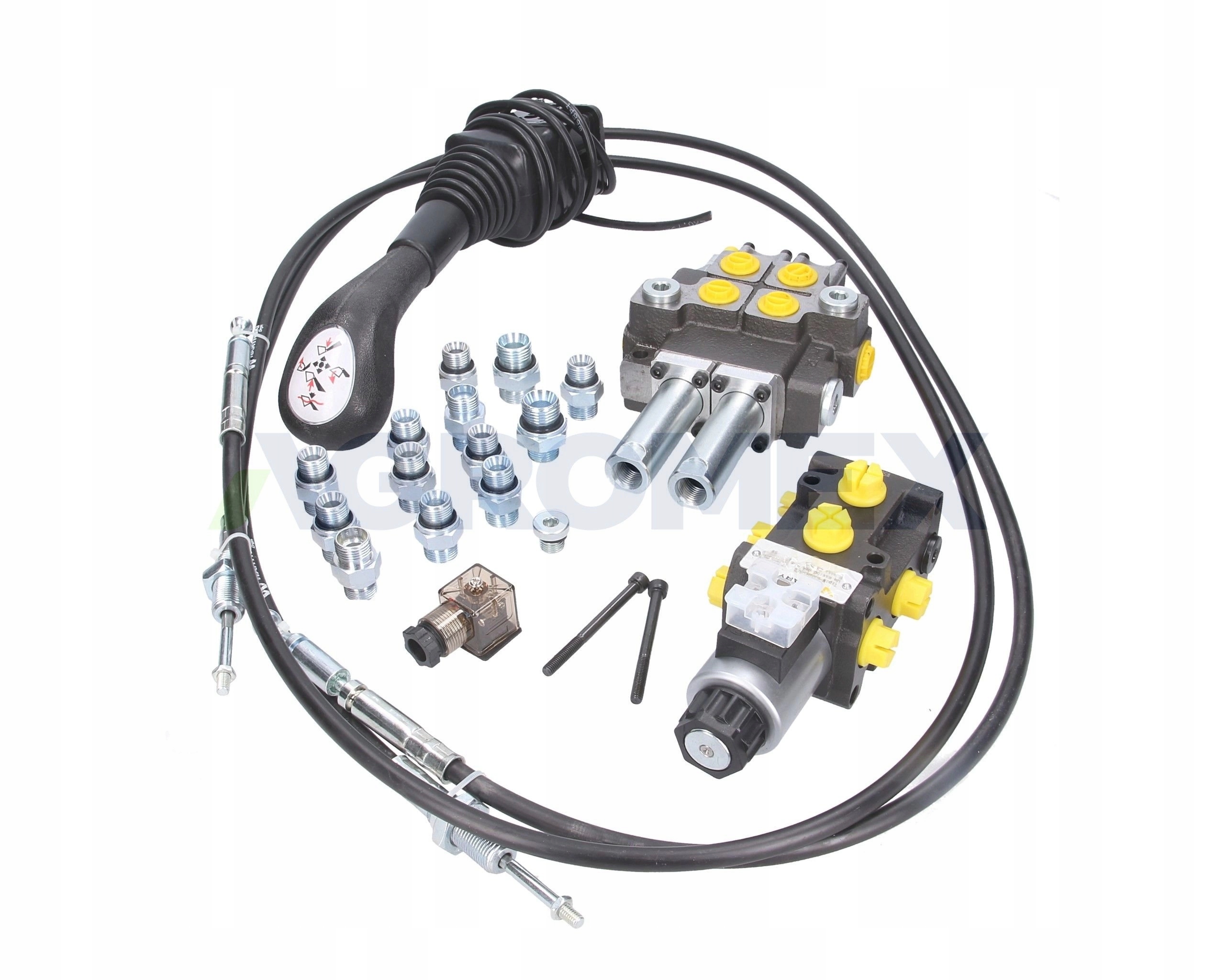 Hydraulický rozdělovač joystick lanko Waryński