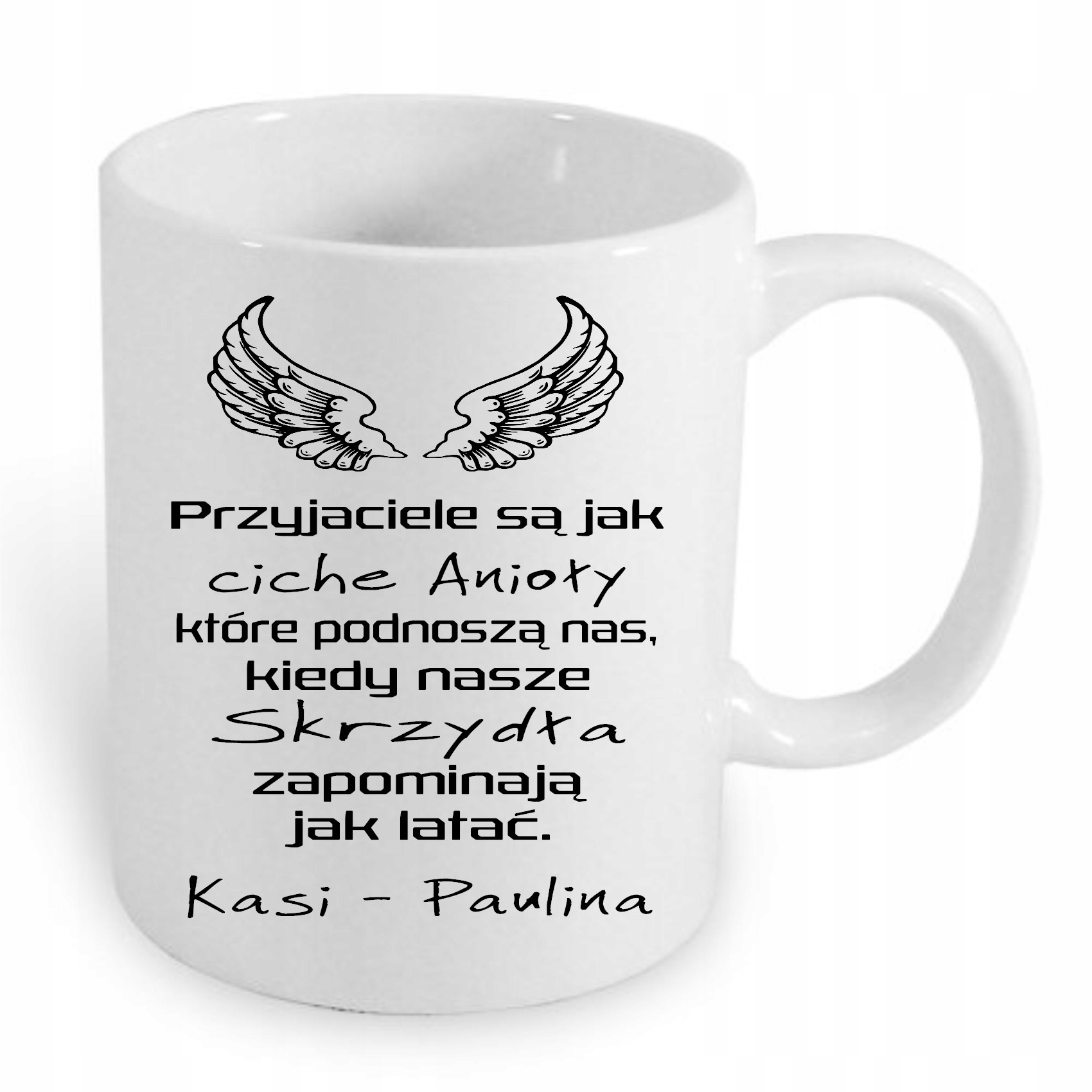 

Kubek z nadrukiem dla przyjaciółki imiona