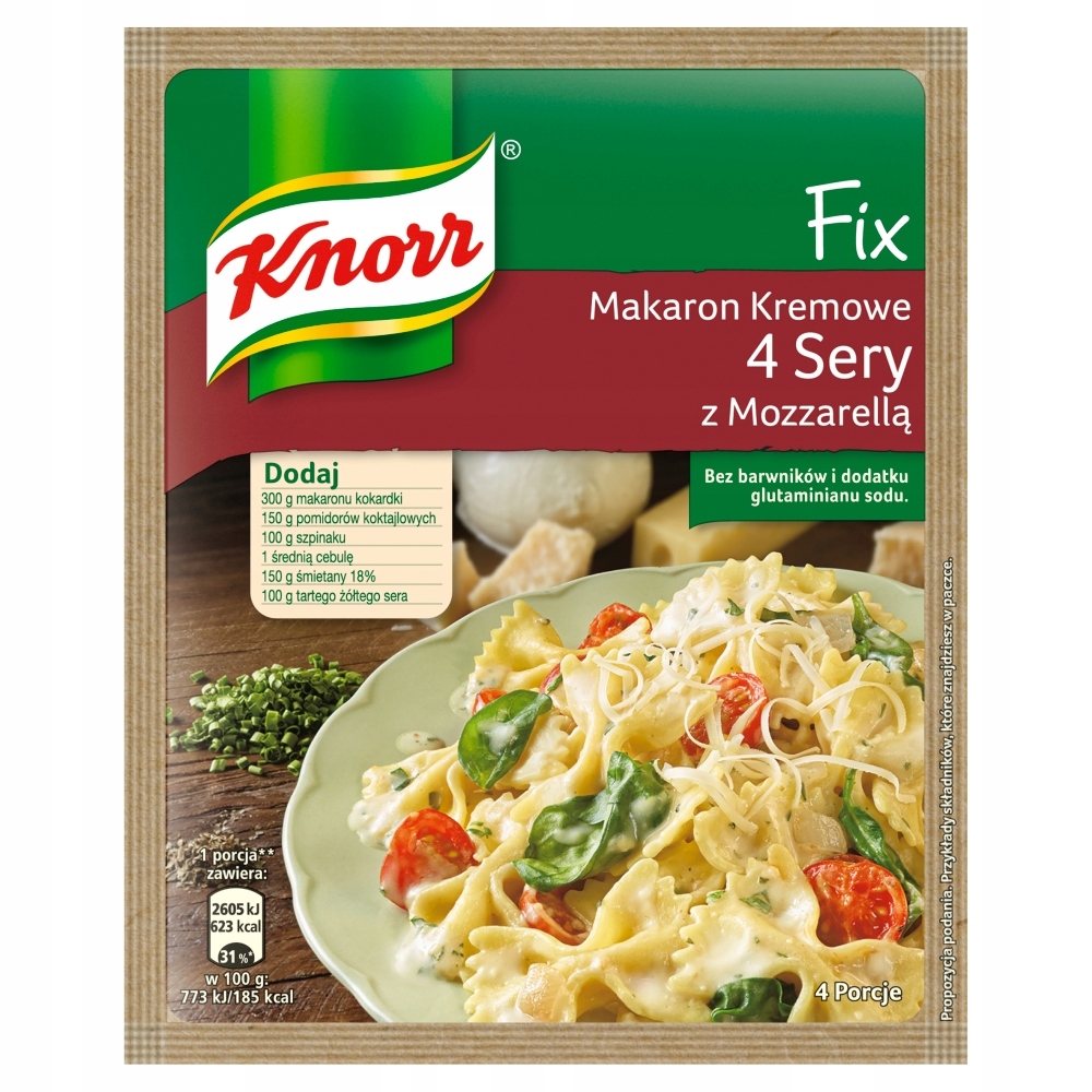 Levně 10 x Knorr Fix Knorr Těstoviny 4 Sýry 48G