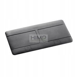 Plechovka na dosku podlahy Čierna, 8 modulov Legrand