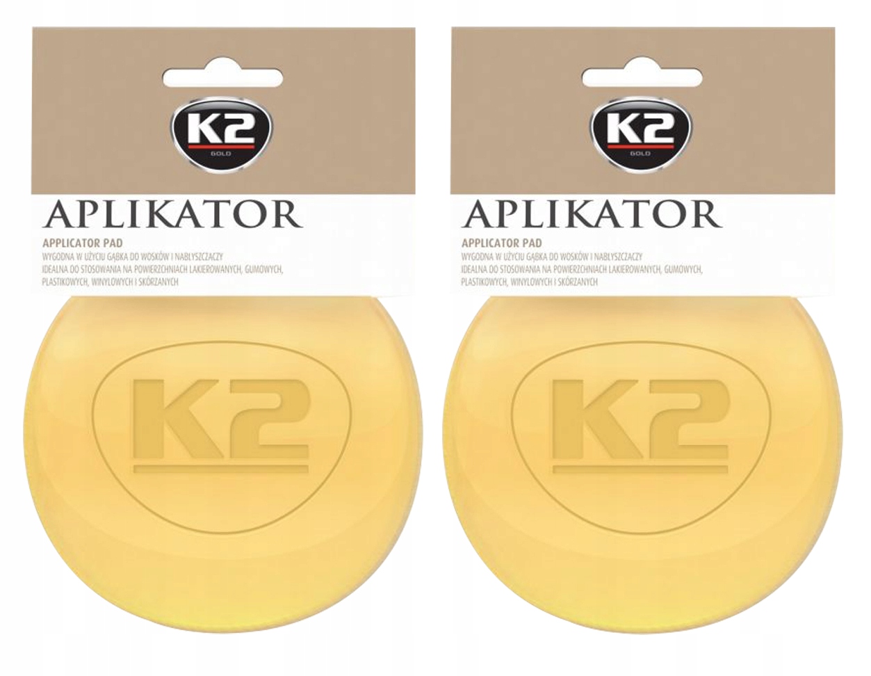 

K2 Aplikator Do nakładania wosku Gąbka Polerska x2