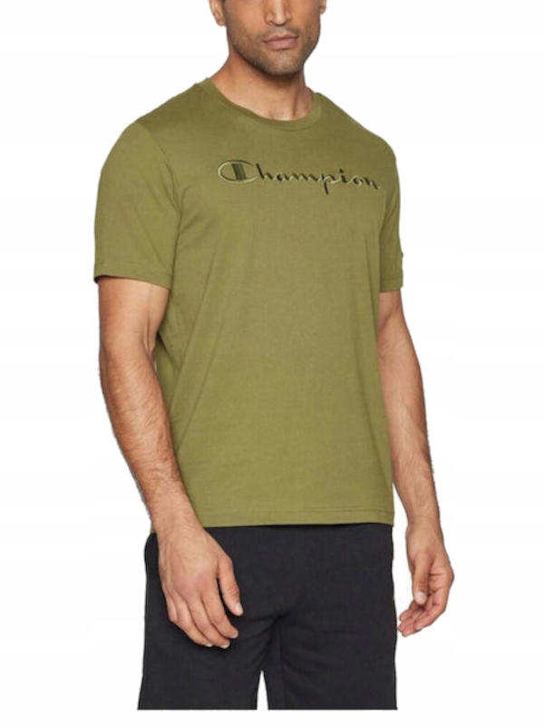 Tričko pánské Champion 219870-GS573 khaki tričko bavlna XXL