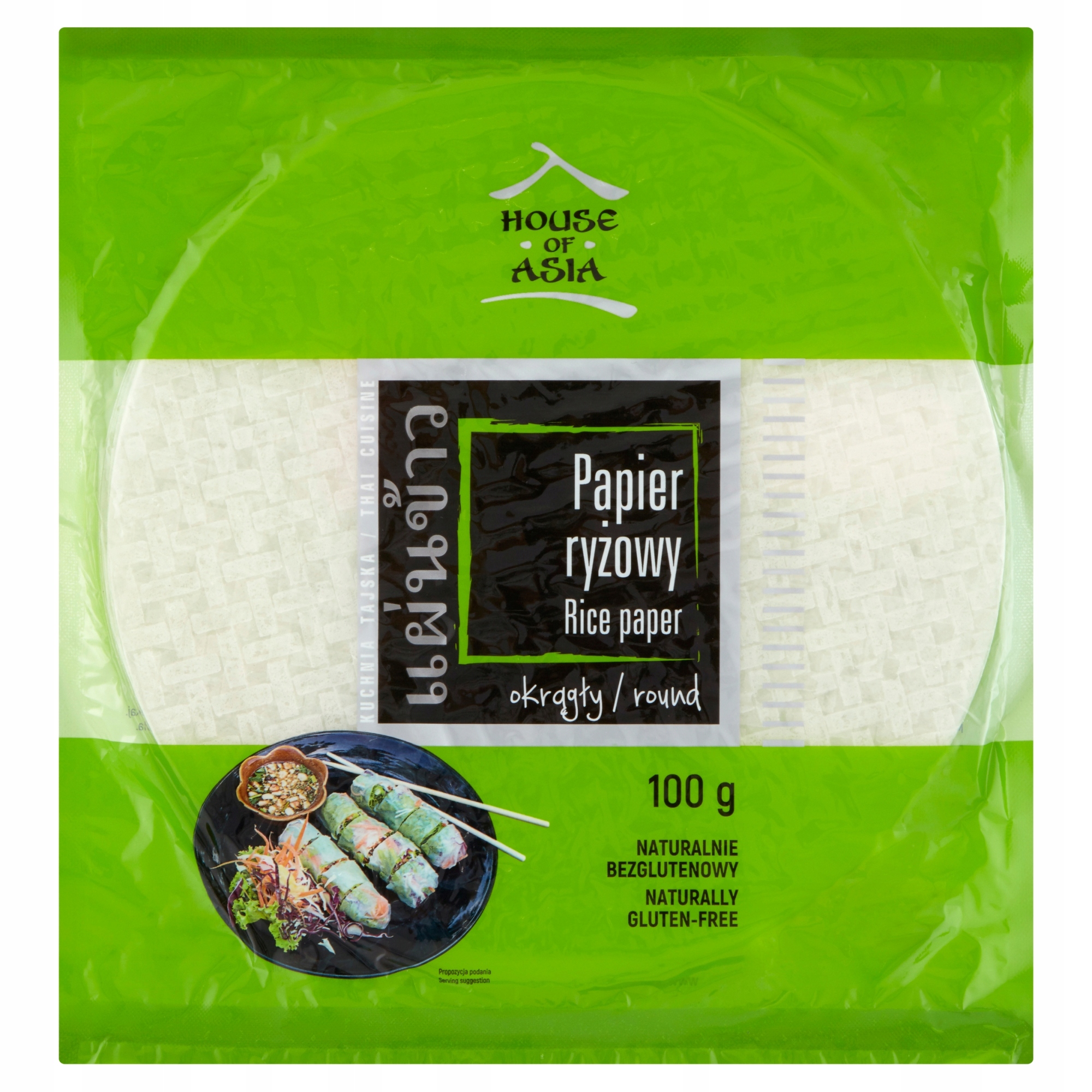 

House of Asia Papier ryżowy okrągły 100g
