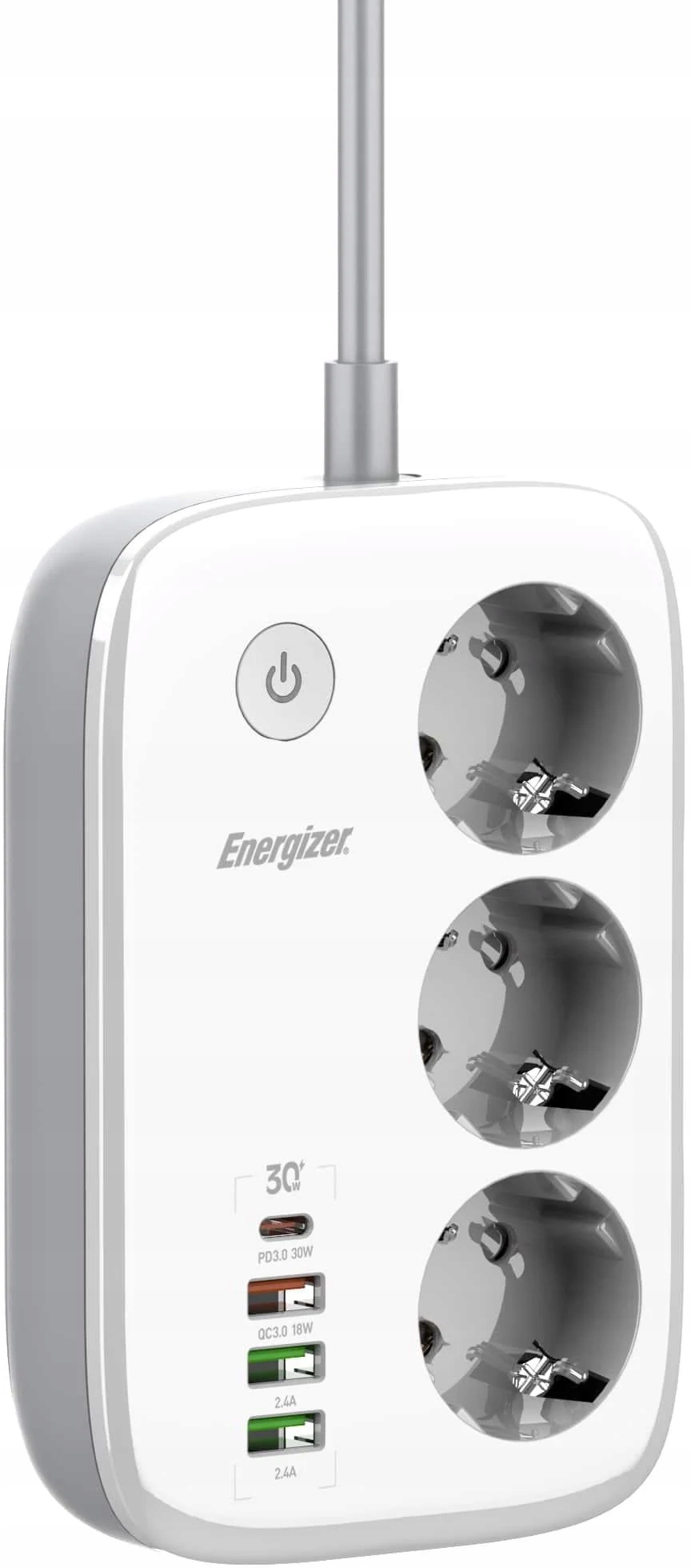 Listwa Zasilająca Smart Energizer Z Wi-Fi I App 3x Schuko 3x Usb-a 1x Usb-c