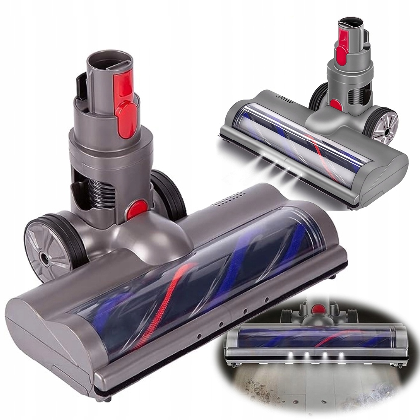 Podlahový Válečkový Kartáč Pro Dyson V10 V11 4×LED