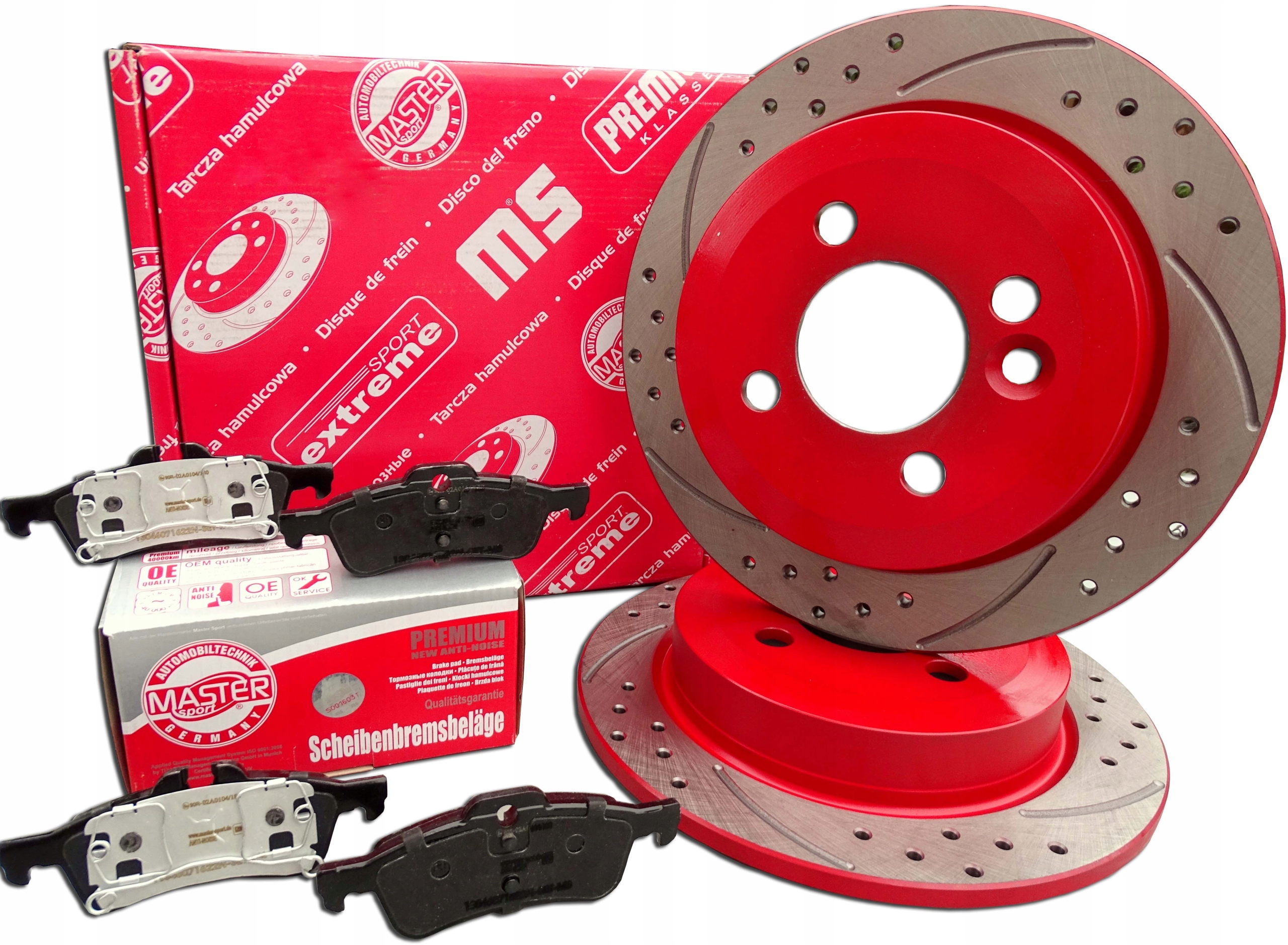 Тормозные диски Колодки Зад. к Mini Cooper R50 R52 R53 Просверленные / Нарезанный