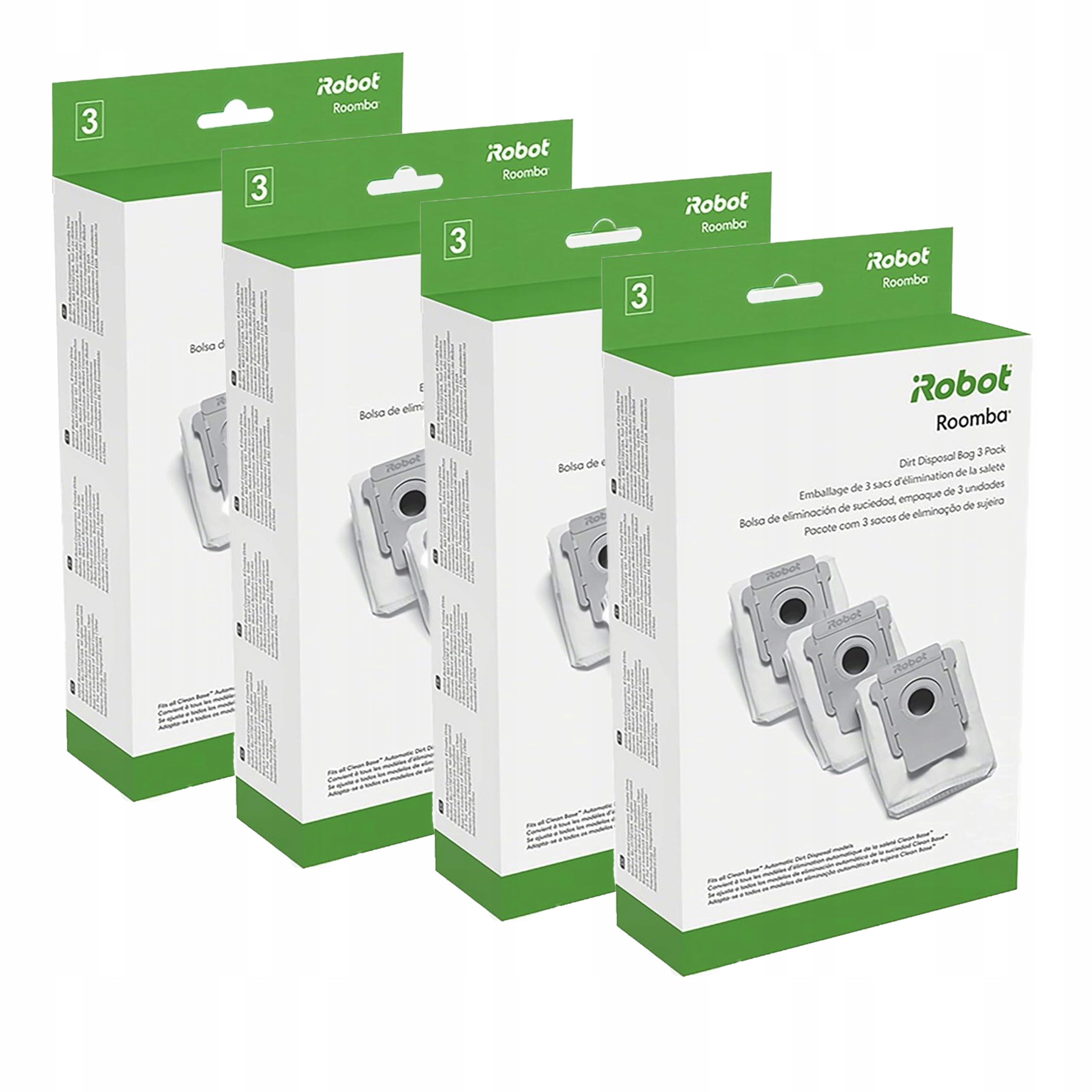 Worki na brud do stacji Clean Base (12 sztuk) do iRobot Roomba i/j/s/Combo