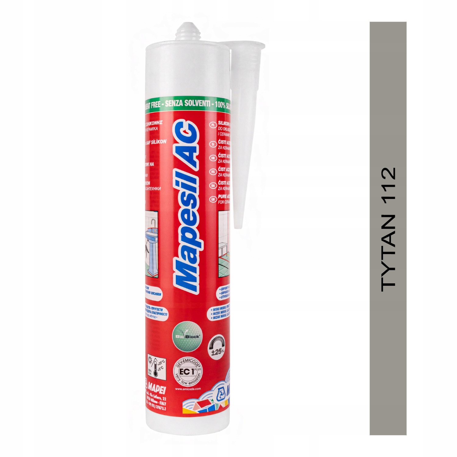 

Silikon Mapei Mapesil Ac 310ml 112 tytan