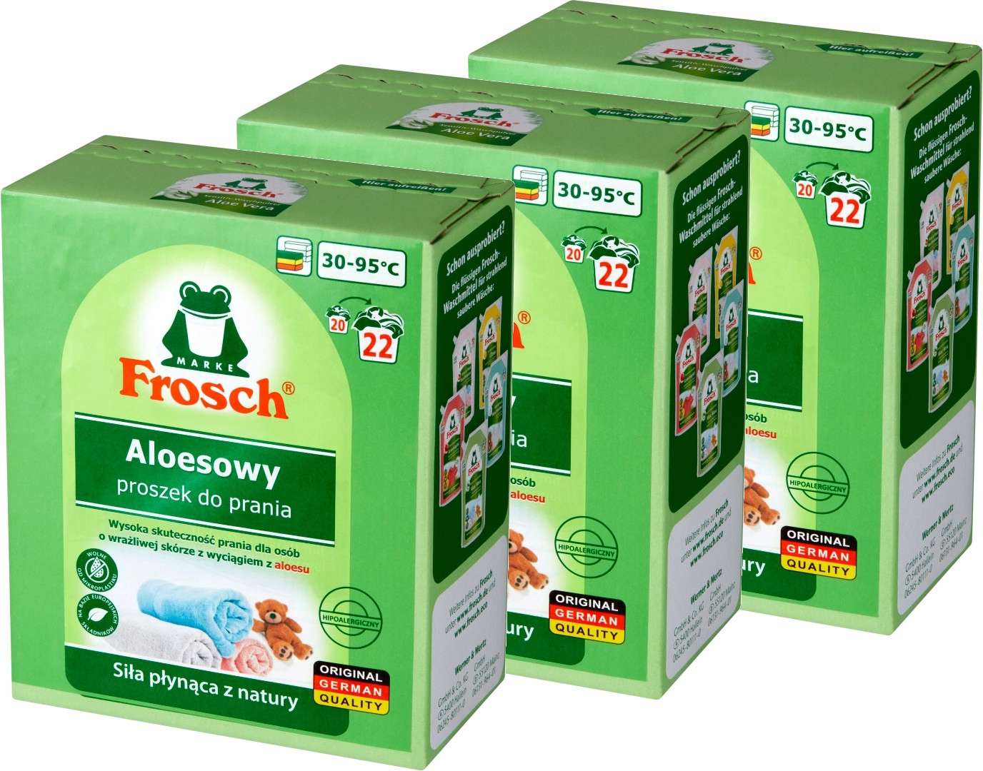 Levně Frosch Sensitive Ekologický prací prášek 66p