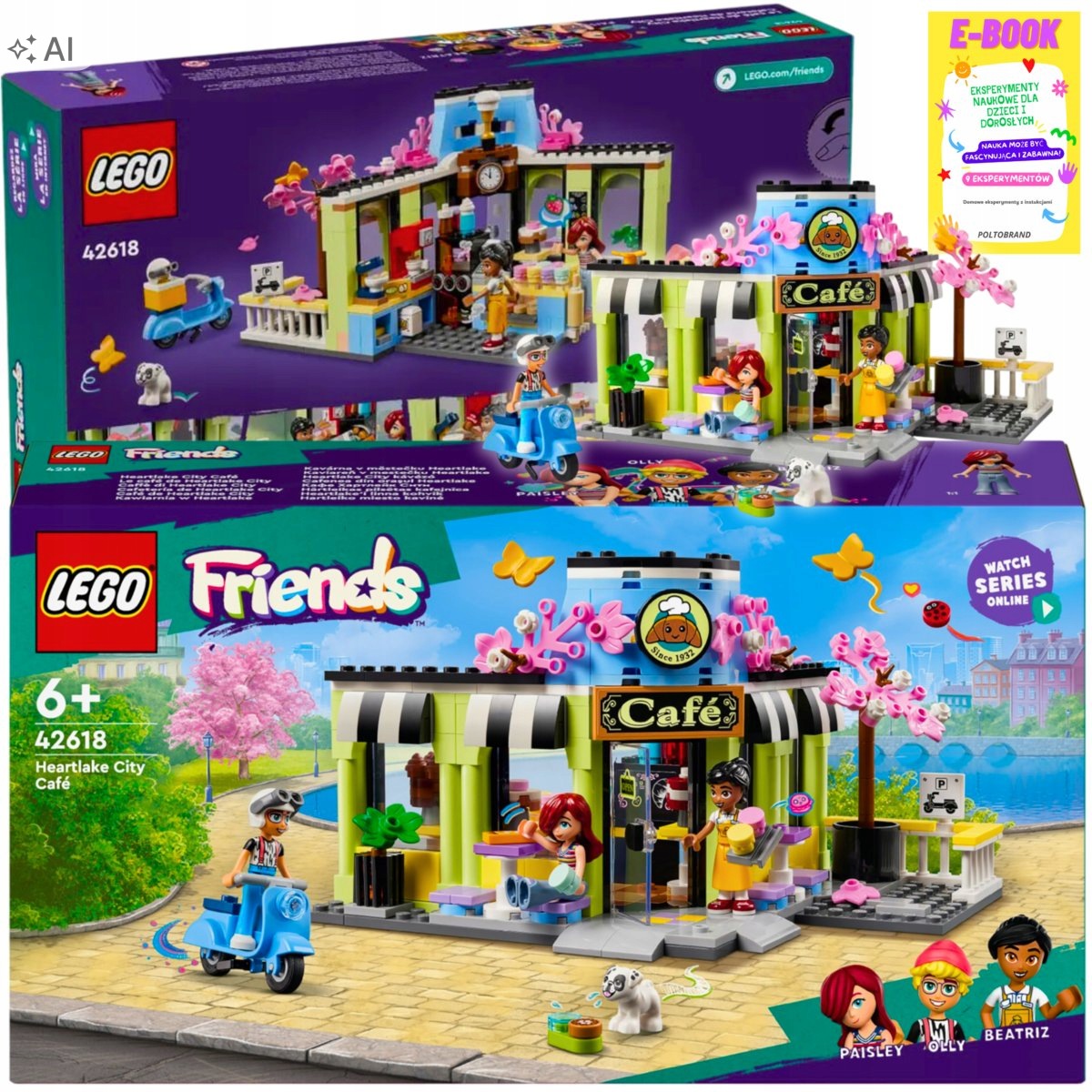 Lego Zestaw Friends Kawiarnia Heartlake Dla Córki Ebook
