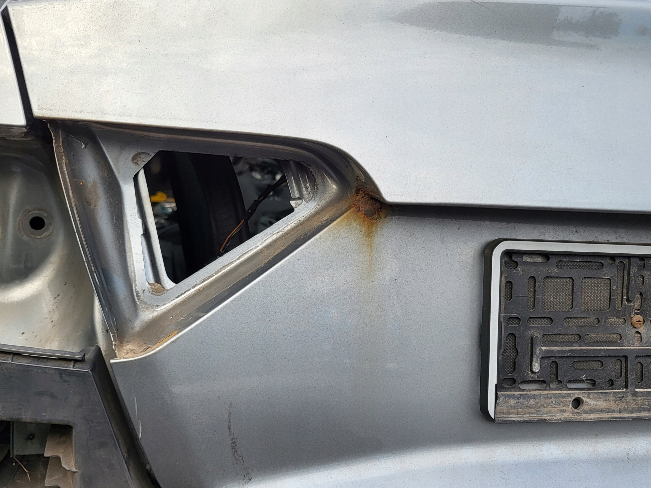 boot doors boot AUDI A5 8T COUPE PRZEDLIFT OE SREBRNY LYZG