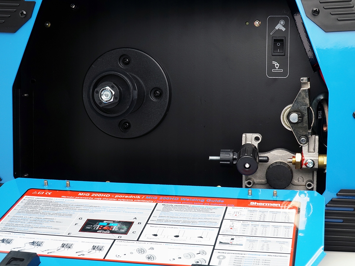 Spawarka MIGOMAT Sherman MIG 200 Synergia MMA TIG Kod producenta MIGOMAT MIG 200 HD HRSX5