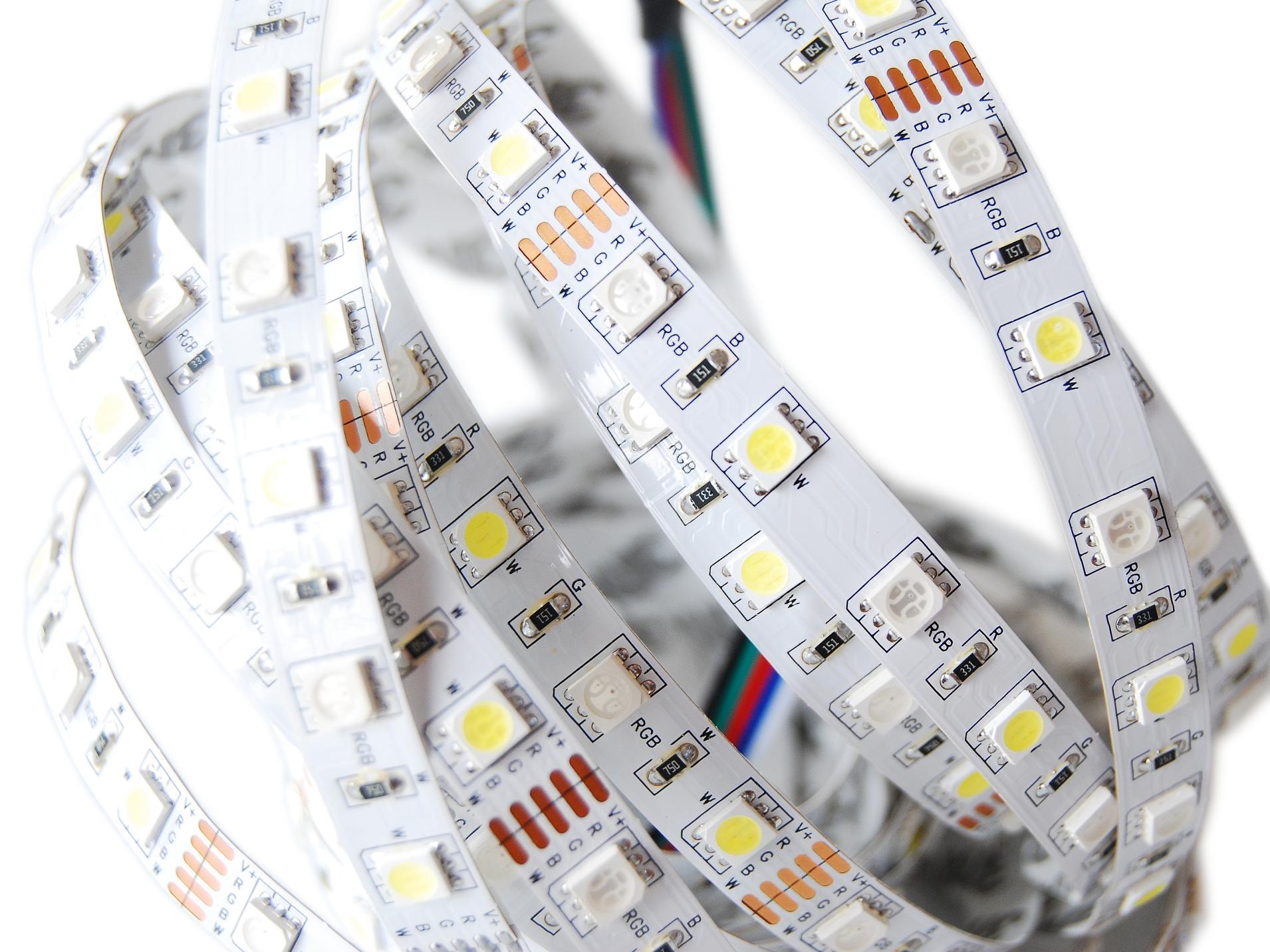 ZESTAW Taśma 1200 LED RGBW 20m Biała ZIMNA 5050 Marka Media-Comp
