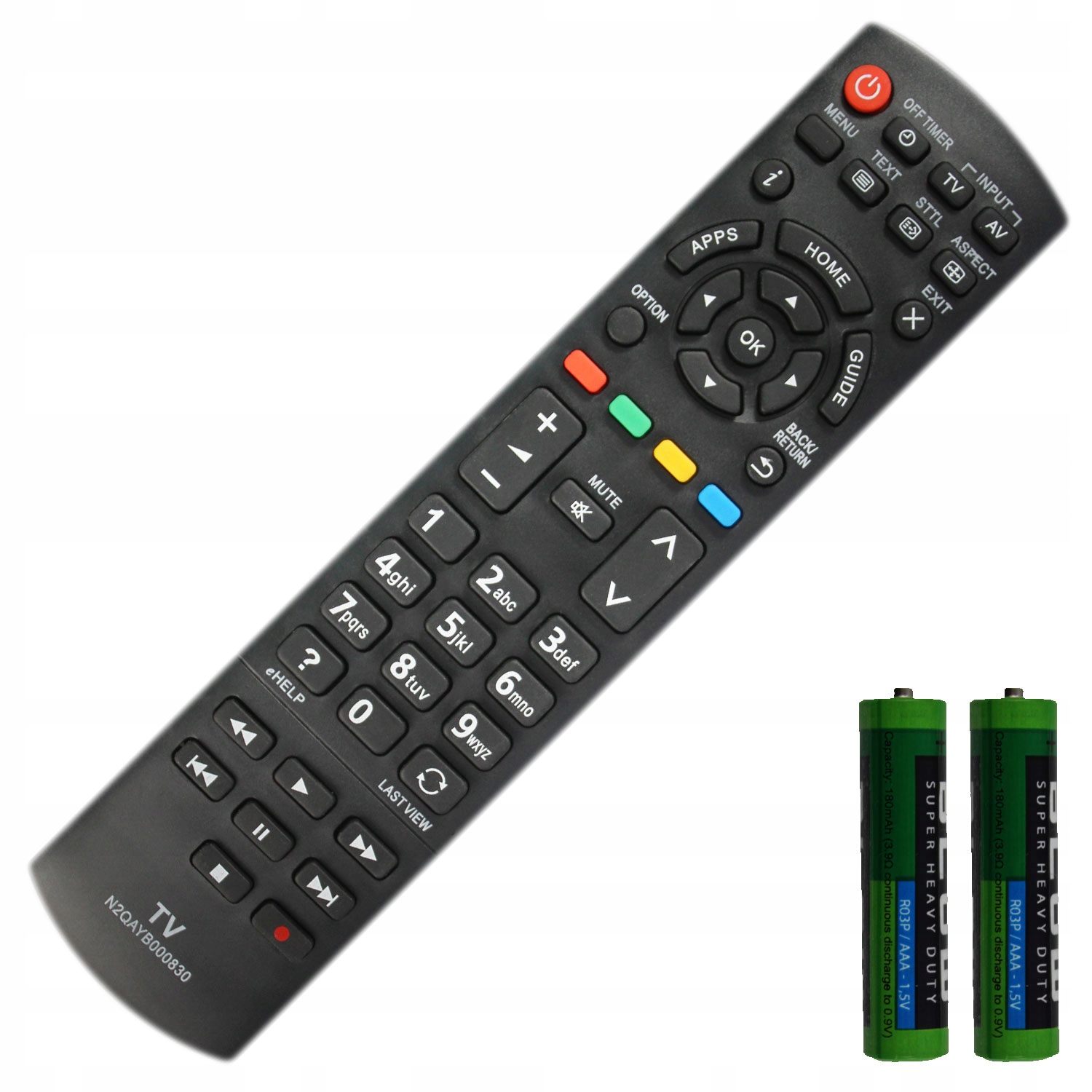 Pilot do TV Panasonic N2QAYB000830