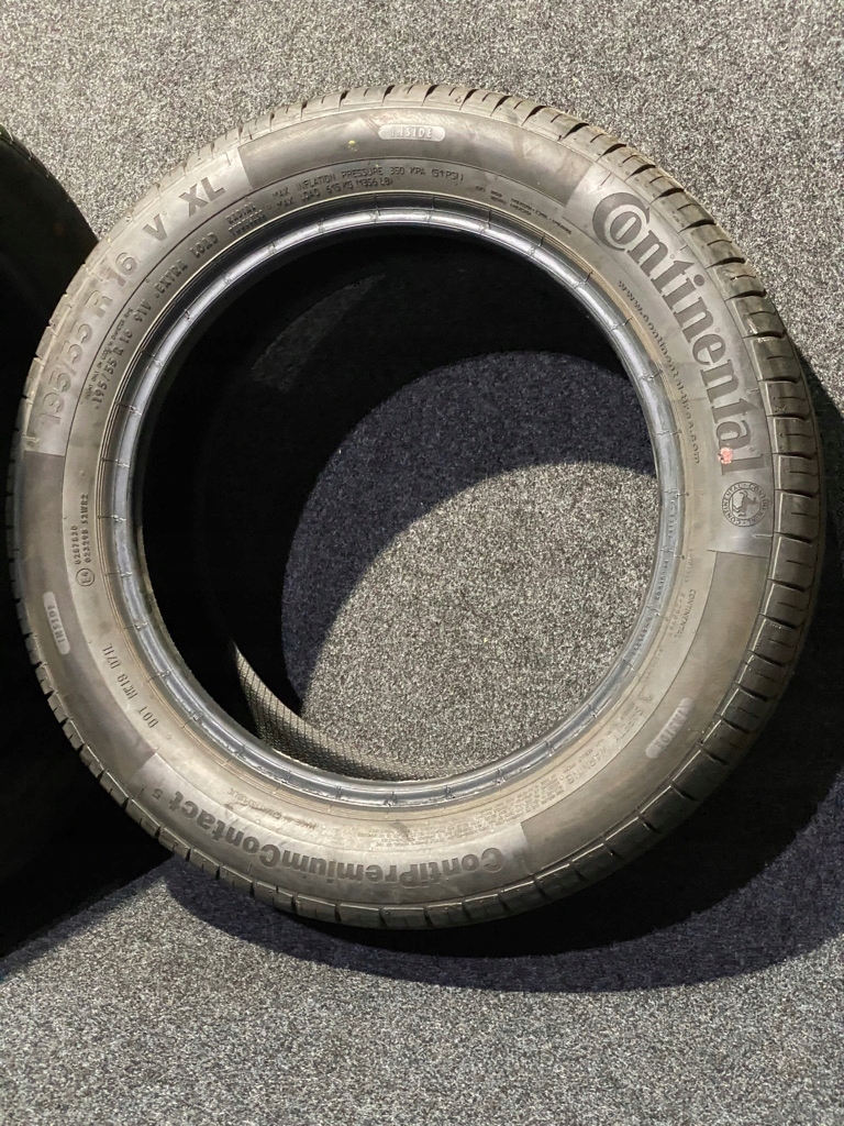 4x CONTINENTAL CONTIPREMIUMCONTACT 5 195/55R16 Poziom hałasu zewnętrznego B