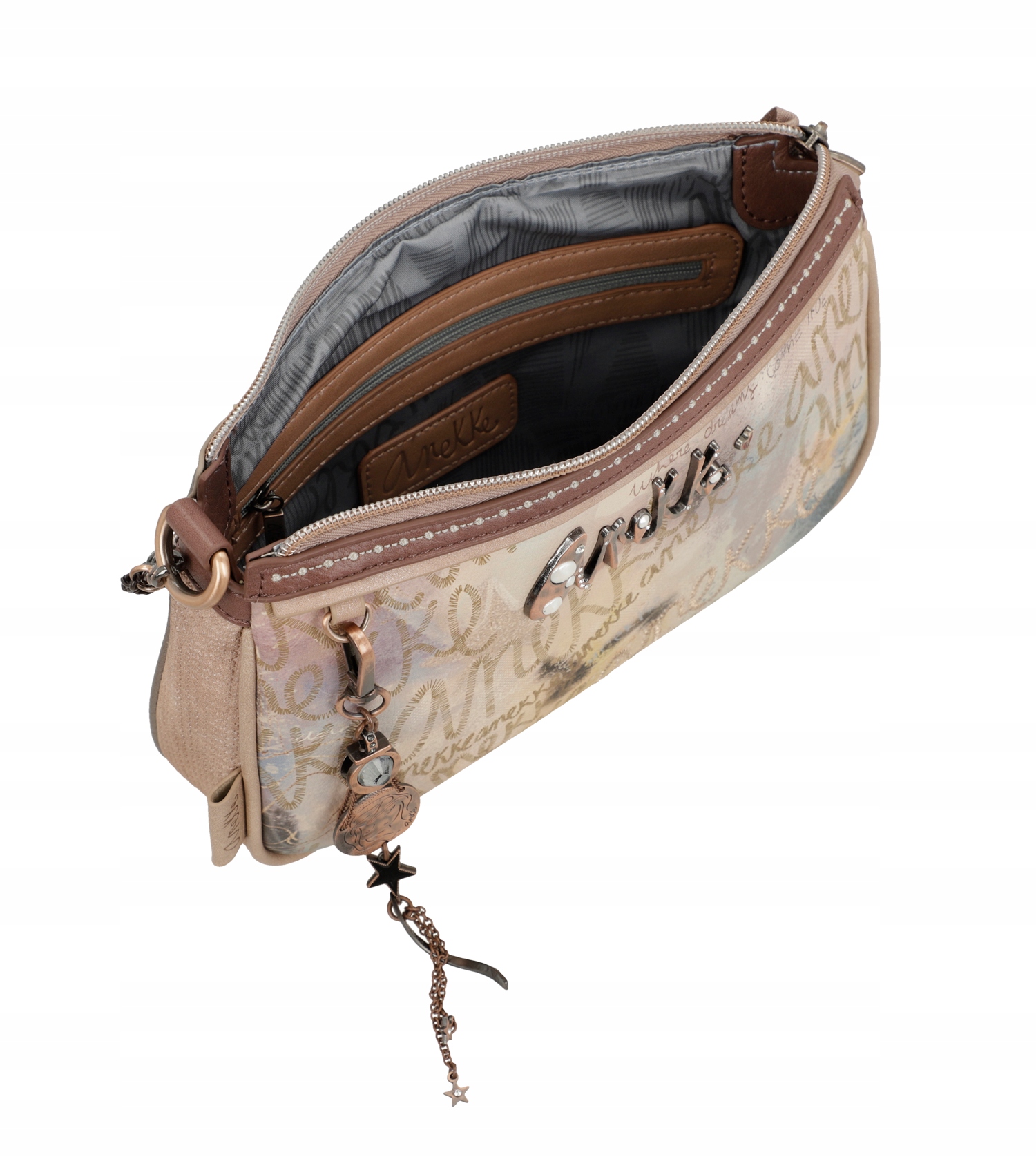 Anekke torebka damska Perły Dżety Brelok do ręki i na ramię Hollywood Stars Model 38713-267