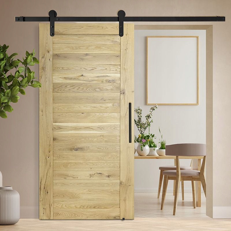 Posuvné dřevěné dubové dveře Horizon 80x210 přírodní olej