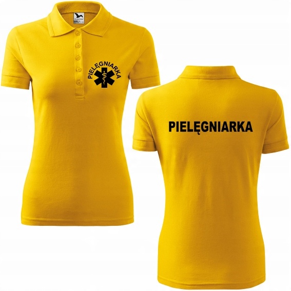 

Damska Koszulka polo Pielęgniarka 04 L
