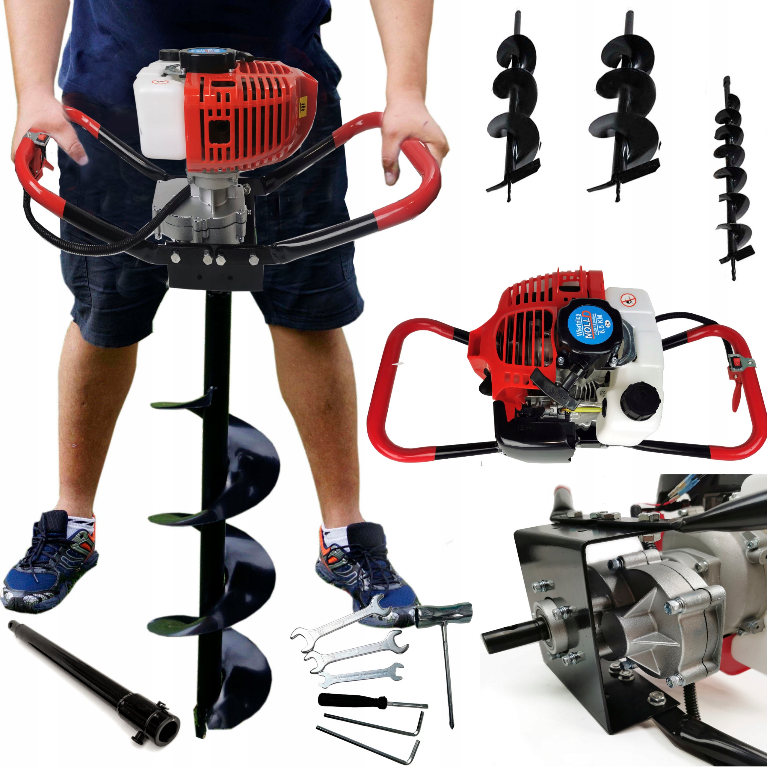 

Świder Wiertnica Spalinowa 6,5KM 10,15,25 Nold