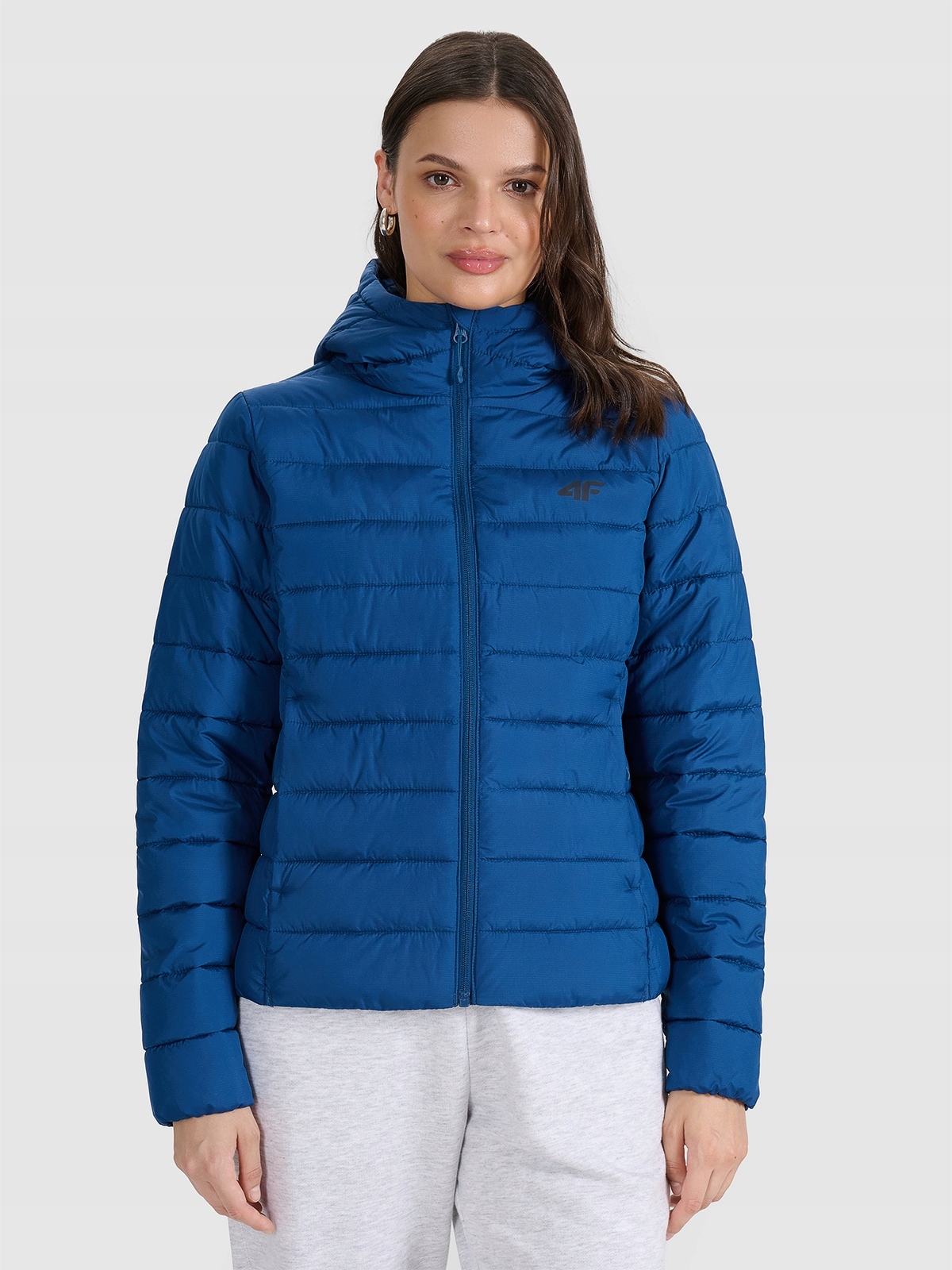 4F Dámská přechodová bunda tmavě modrá S