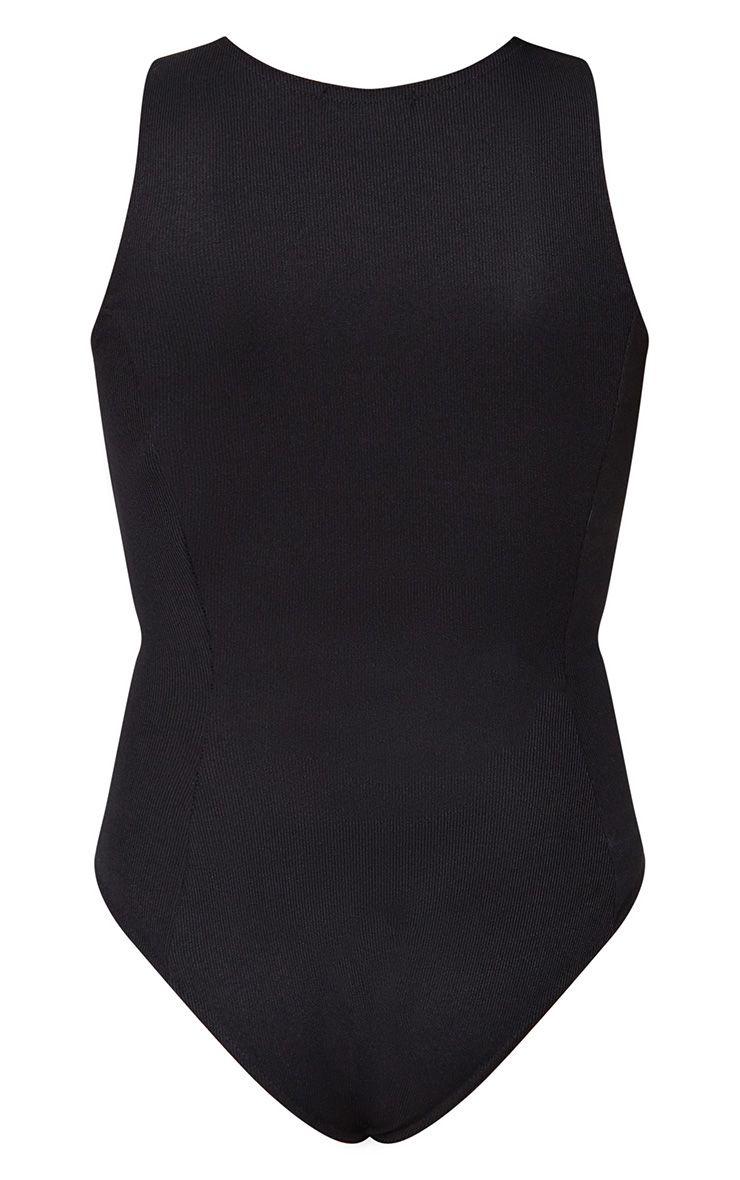 BODY PRĄŻKI CZARNE PRETTYLITTLETHING 38 Rozmiar M (38)