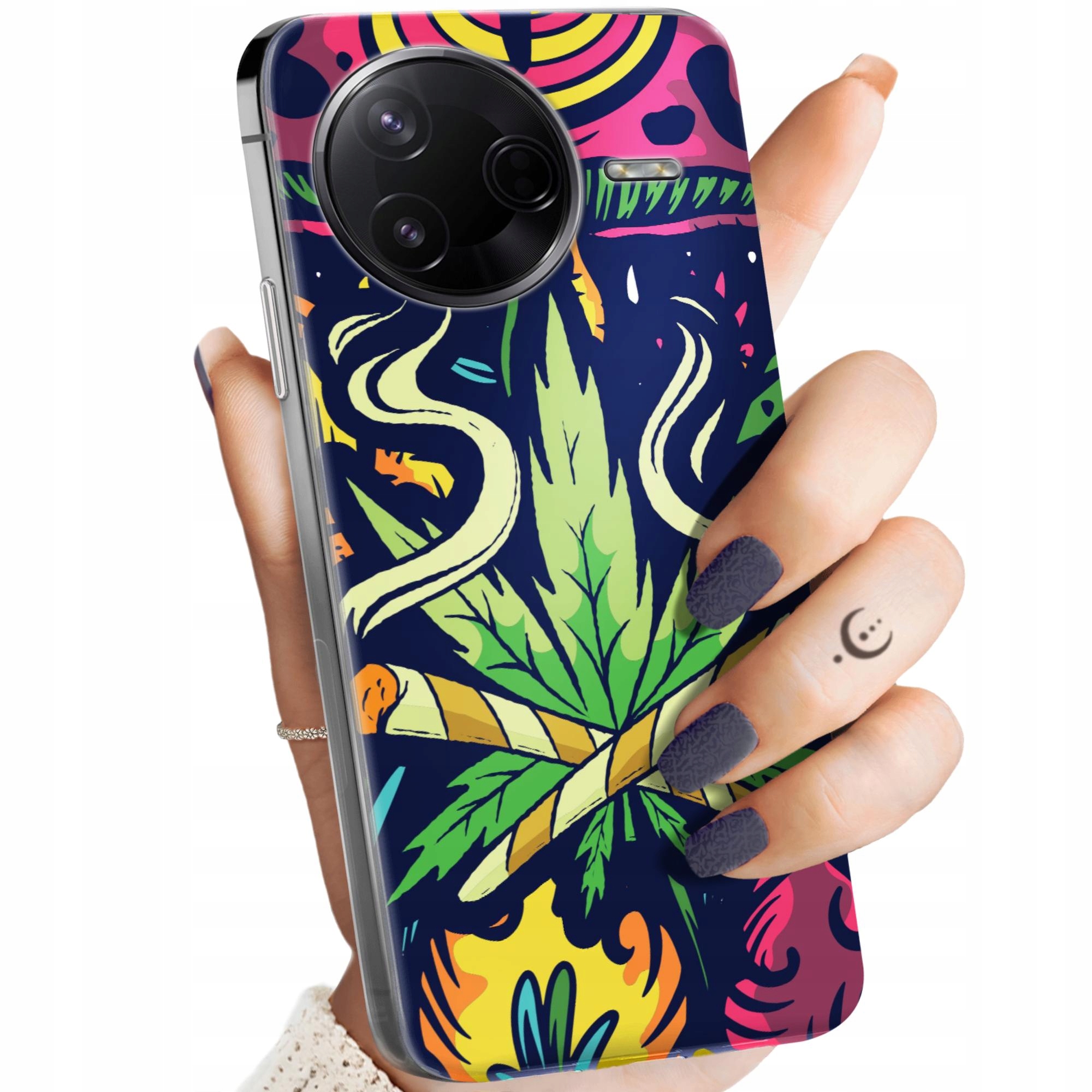 TOK XIAOMI POCO F7 ULTRA KÉSZÜLÉKHEZ GANJA MARIHUÁNA CANNABIS GYÓGYNÖVÉNY MINTÁS TOK za 2780