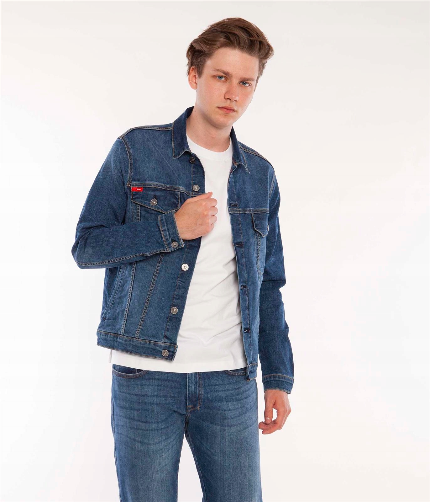 

Lee Cooper Kurtka jeans męska Field 1570 Brus- XL